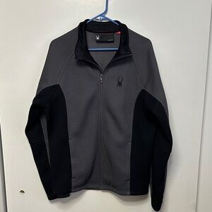Spyder Men's Gray and Black Performance Jacket